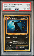 PSA 7 - Japanese Neo 2 - Umbreon Holo