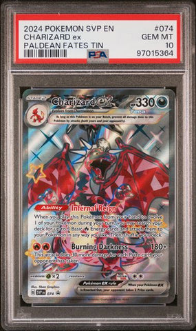 PSA 10 - Charizard ex #074 - Scarlet & Violet Black Star Promos
