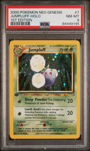 PSA 8 - Neo Genesis 1st Edition - Jumpluff Holo
