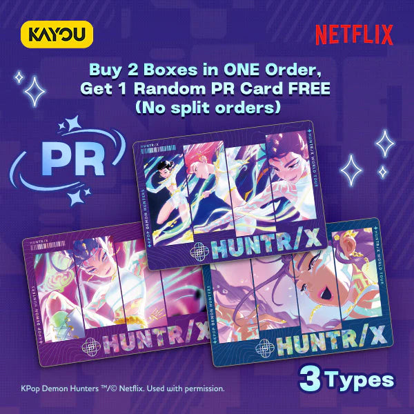 KPop Demon Hunters Collectible Trading Cards - Classic Edition Box
