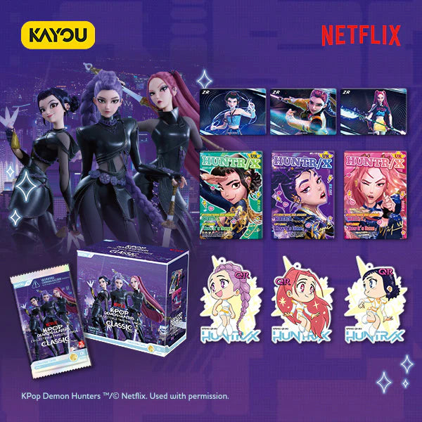 KPop Demon Hunters Collectible Trading Cards - Classic Edition Box