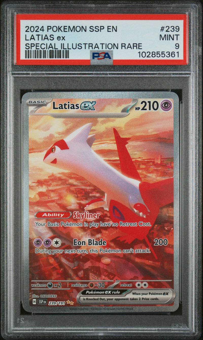 PSA 9 - Surging Sparks - Latias EX