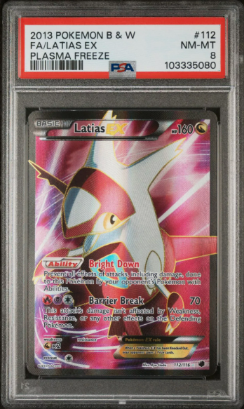 PSA 8 - Plasma Freeze - Latias EX