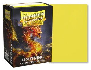 Dragon Shield: Dual Matte Sleeve - Lightning 100Ct