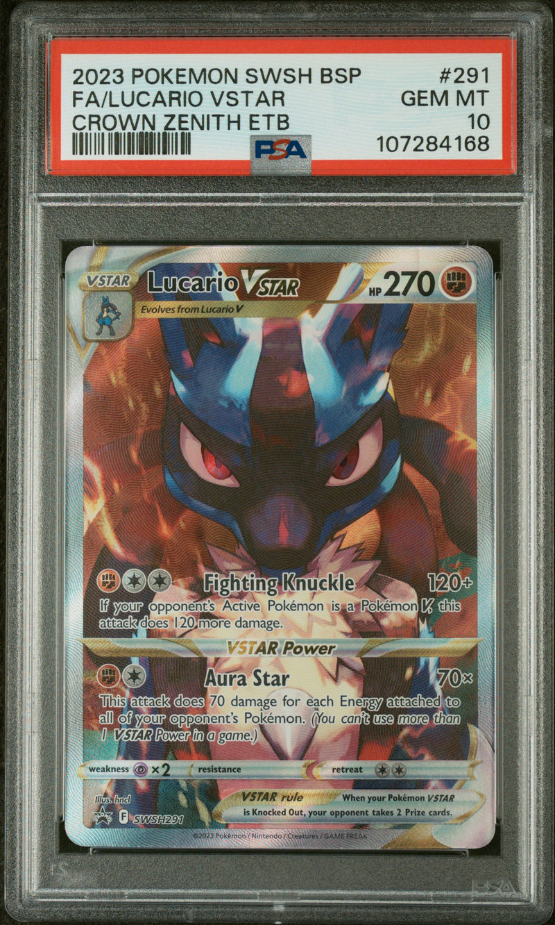 PSA 10 - Black Star Promo  - Lucario Vstar