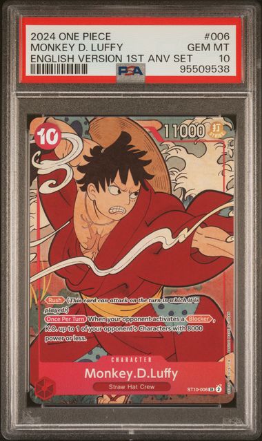 PSA 10 - One Piece English 1st Anniversary  - Sequential Promo Set