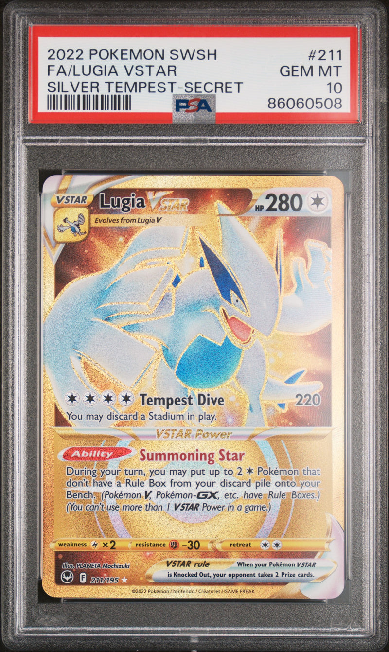 PSA 10 - Silver Tempest  - Lugia Vstar
