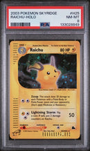 PSA 8 - Skyridge - Raichu Holo