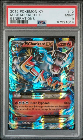 PSA 9 - Generations  - M Charizard EX #12