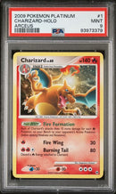 PSA 9 - Platinum Arceus - Charizard Holo