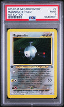 PSA 9 - Neo Discovery 1st Edition  - Magnemite