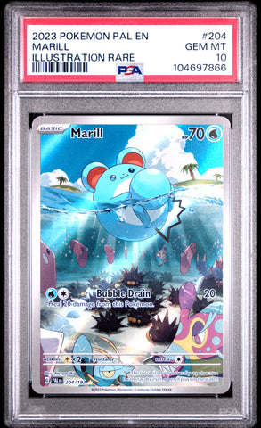 PSA 10 - Paldea Evolved - Marill #204
