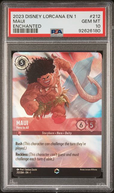 PSA 10 - Chapter 1 Lorcana  - Maui Enchanted