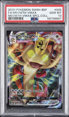 PSA 10 - Sword and Shield Special Collection - Meowth #005