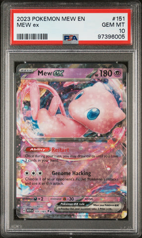 PSA 10 - Pokemon 151 - Mew Ex #151
