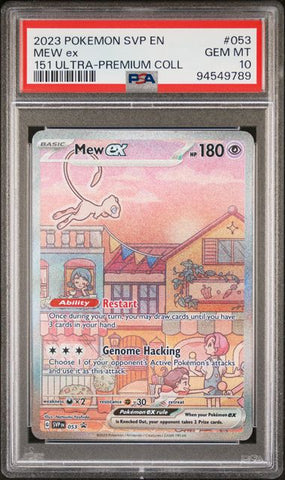 PSA 10 - Pokemon 151 - Mew Ex #053