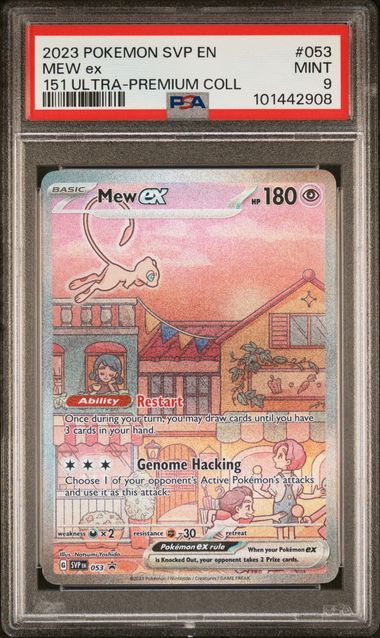 PSA 9 - Black Star Promo - Mew Ex