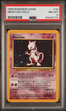 PSA 8 - 1999 Pokemon Base - Mewtwo Holo