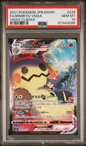 PSA 10 - VMAX Climax - Mimikyu VMAX #234