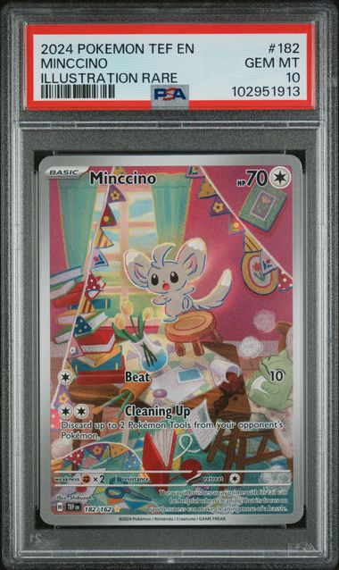 PSA 10 - Temporal Forces  - Minccino