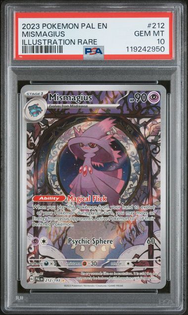 PSA 10 - Paldea Evolved - Mismagius