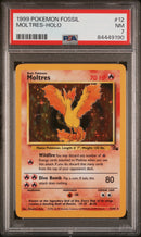 PSA 7 - Pokemon Fossil Unlimited - Moltres Holo