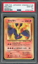 PSA 10 - 1998 Japanese Vending Series Two - Moltres 146