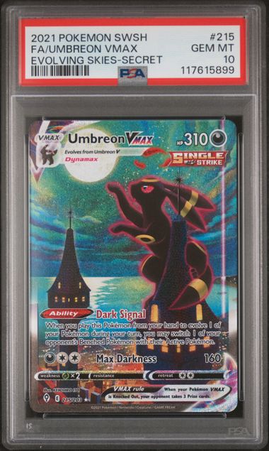 PSA 10 - Evolving Skies Umbreon Vmax