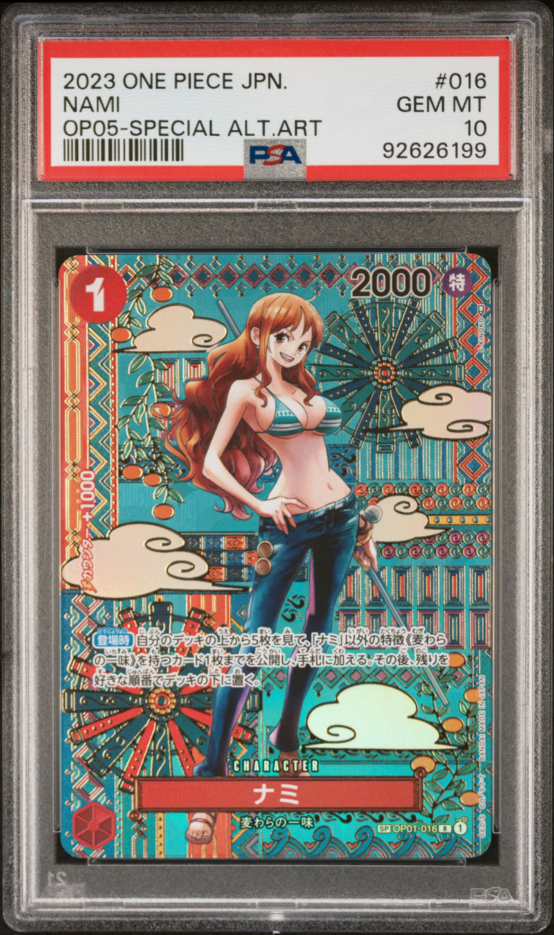 PSA 10 - OP-05 JPN - Nami SP