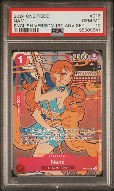 PSA 10 - One Piece English 1st Anniversary  - Sequential Promo Set