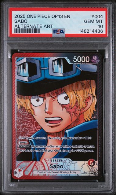 PSA 10 - Carrying on His Will - Sabo Leader Alt
