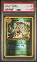 PSA 10 - Evolutions - Beedrill Reverse Foil