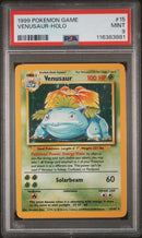 PSA 9 - 1999 Pokemon Base - Venusaur Holo -