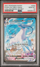 PSA 10 - Chilling Reign - Calyrex Vmax