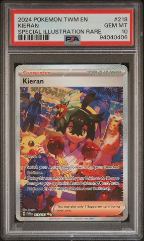 PSA 10 - Twilight Masquerade - Kieran #218
