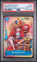 PSA 10 - 2nd Anniversary Tournament Participation - Monkey.D.Luffy