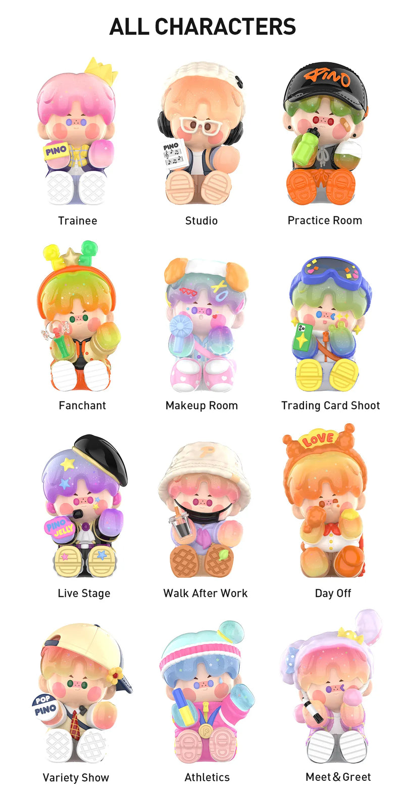 PINO JELLY Star Project Series Figures