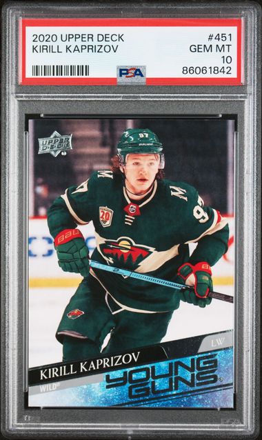 PSA 10 - 2020-21 Upper Deck Series 2 - Kirill Kaprizov (Young Guns)