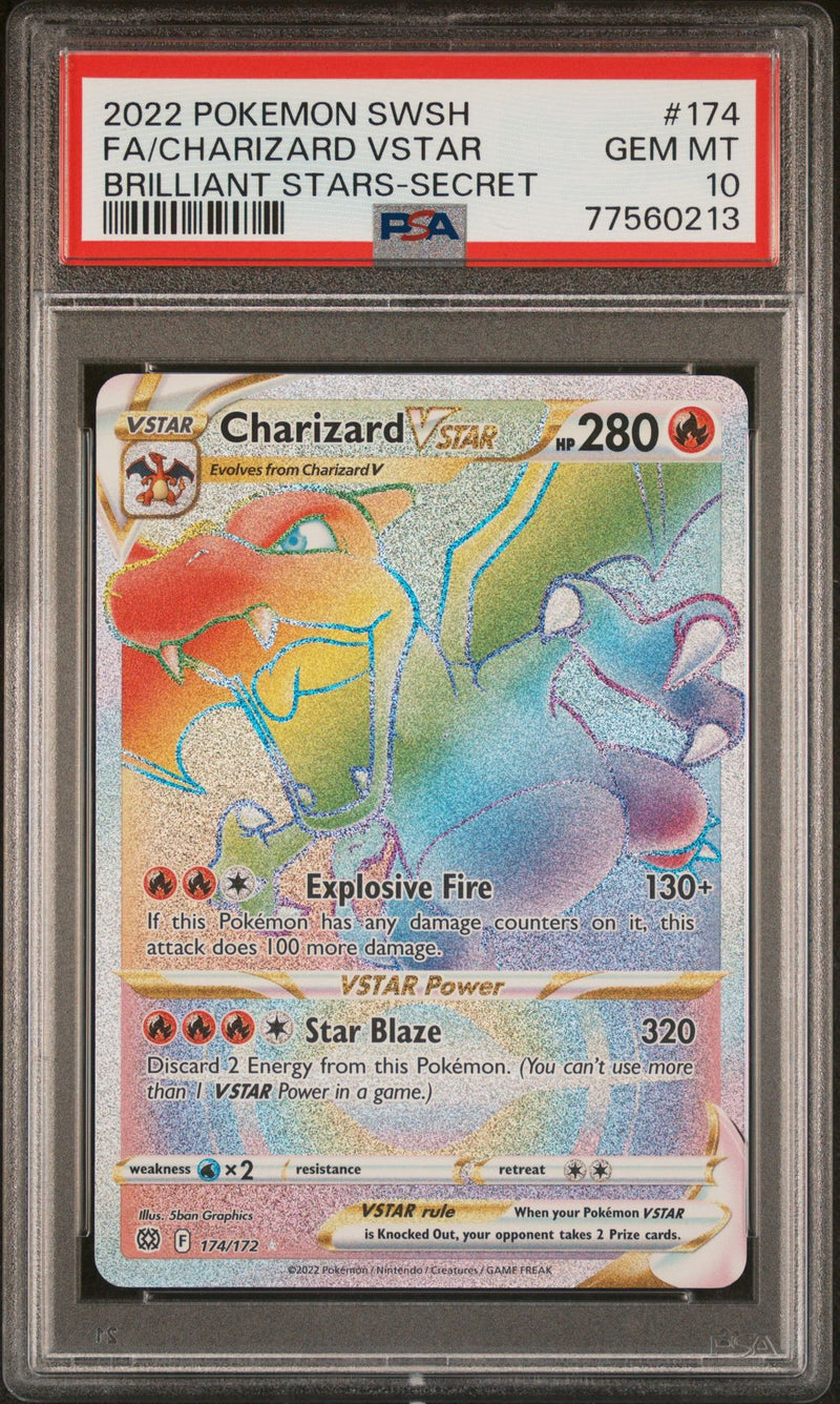 PSA 10 - Brilliant Stars - Charizard VSTAR