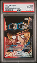 PSA 10 - OP05 - Sabo (Alternate Art)