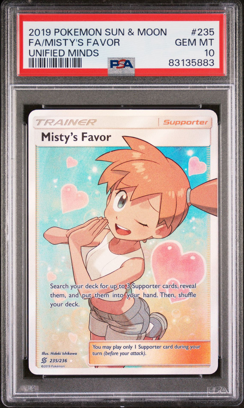PSA 10 - Unified Minds - Misty's Favor