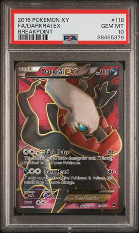 PSA 10 - XY Breakpoint - Darkrai Ex FA #118