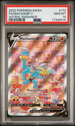 PSA 10 - Astral Radiance - Machamp V #172