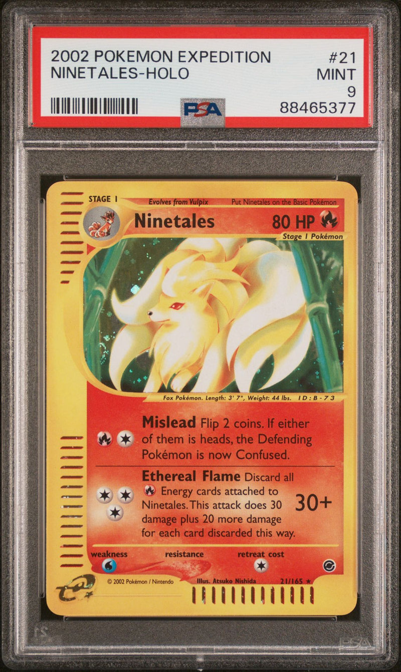 PSA 9 - Expedition - Ninetales Holo