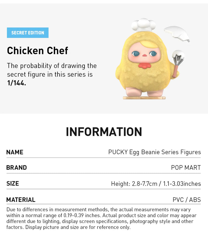 PUCKY Egg Beanie Series Figures