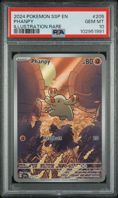 PSA 10 - Surging Sparks - Phanpy