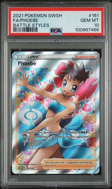 PSA 10 - Battle Styles - Phoebe