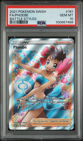 PSA 10 - Battle Styles - Phoebe #161