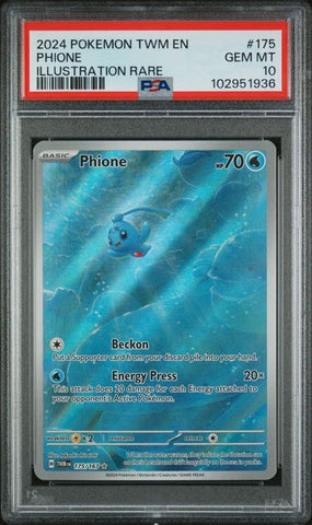 PSA 10 - Twilight Masquerade - Phione #175