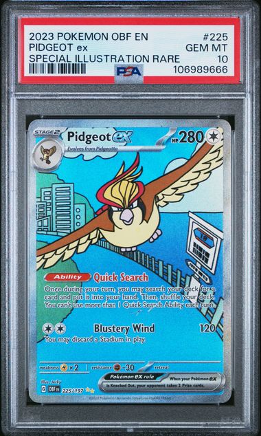 PSA 10 - Obsidian Flames  - Pidgeot EX